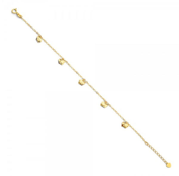 14KY Light Bracelet - 7+1"