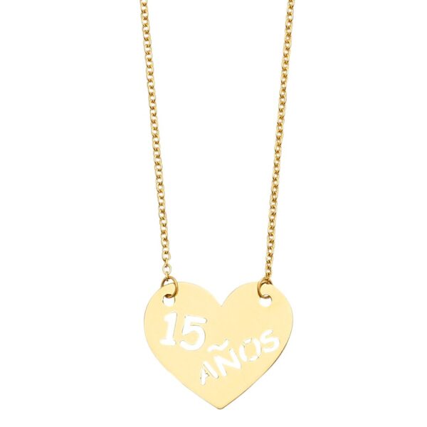 15Years Heart Necklace